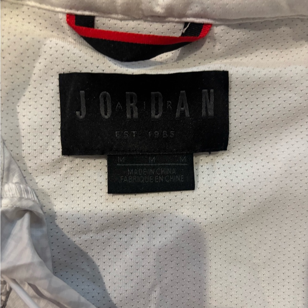 Nike White Patterned Hooded Jacket - image 8